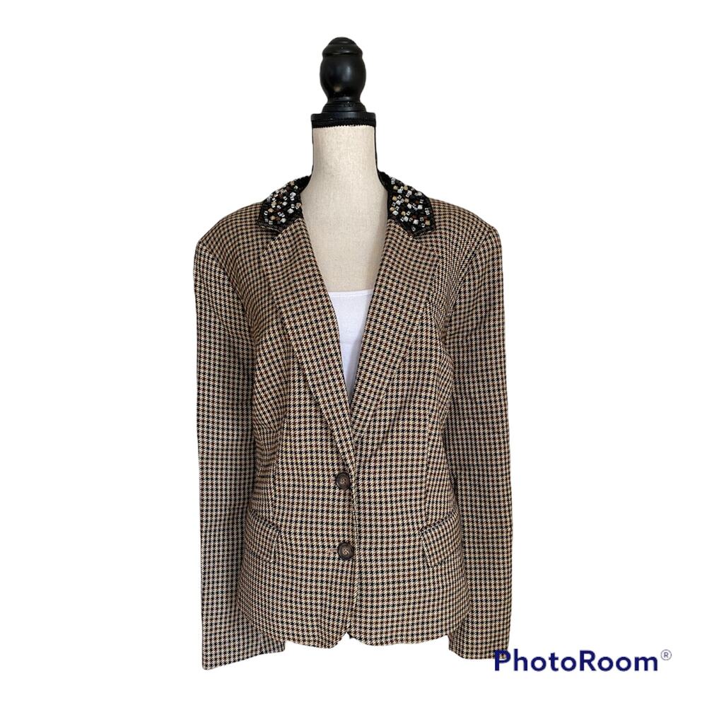 Lane Bryant Tailored Hounds Tooth Blazer